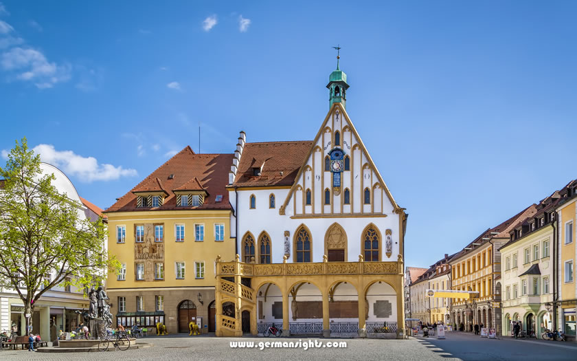 The Gothic town hall in Amberg