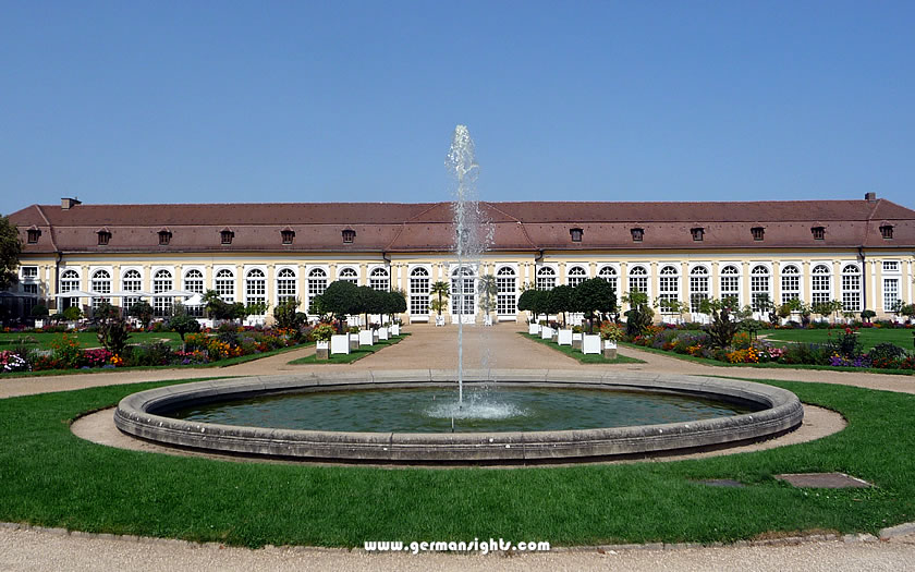 The court gardens in Ansbach