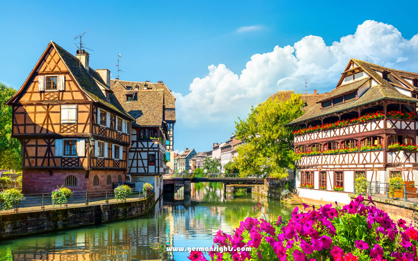 The Petite France area of Strasbourg