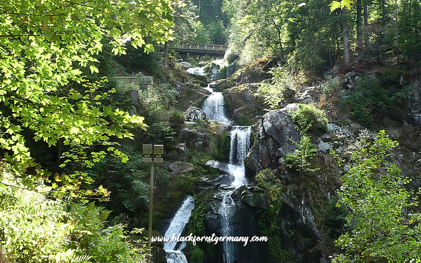 The waterfalls at Triberg