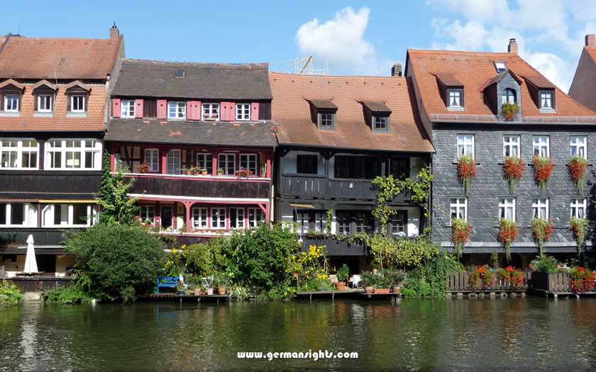 Little Venice in the Franconian town of Bamberg