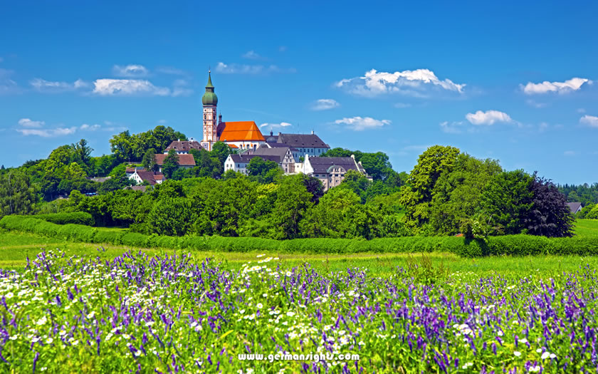 Andechs monastery near Munich