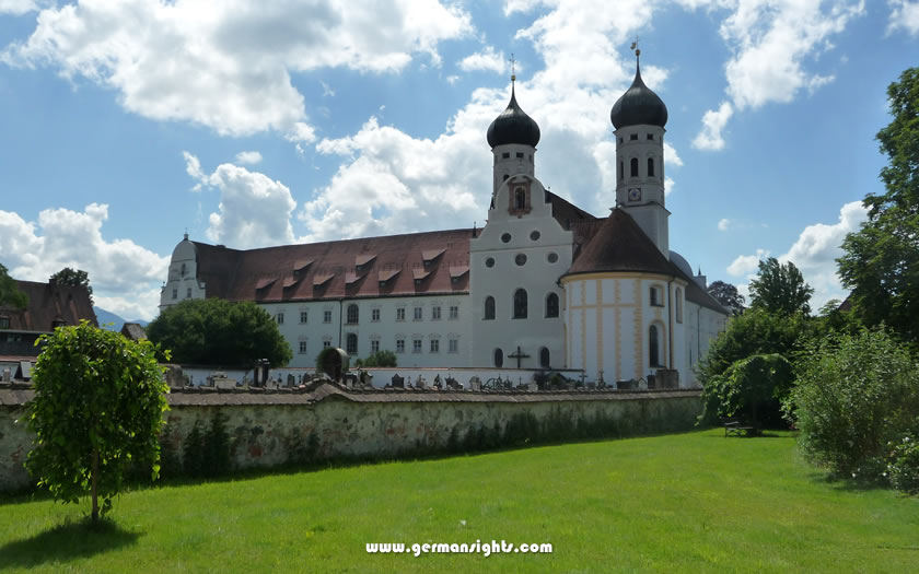 Benediktbeuern Abbey in Upper Bavaria