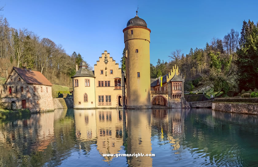 Mespelbrunn castle in the Spessart region