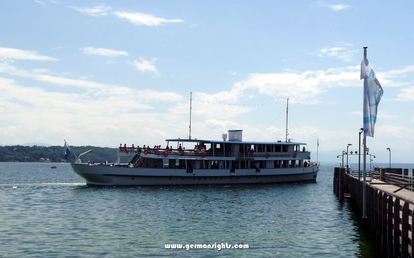 Ferry service on Lake Starnberg