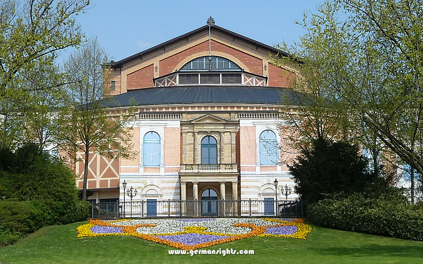 The Festival Theatre in Bayreuth Germany