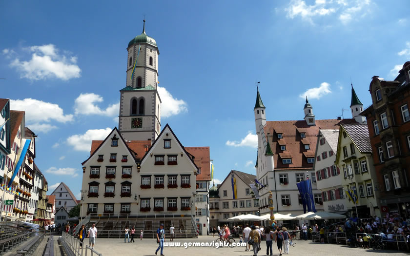 The town centre of Biberach an der Riss