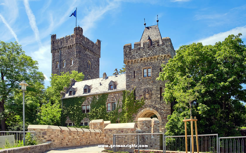 Klopp castle above Bingen am Rhein
