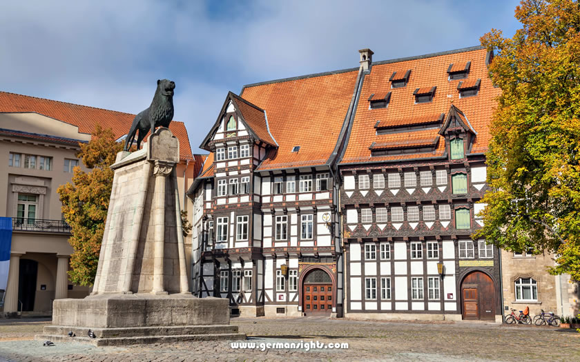 The Lion of Brunswick in Braunschweig Germany