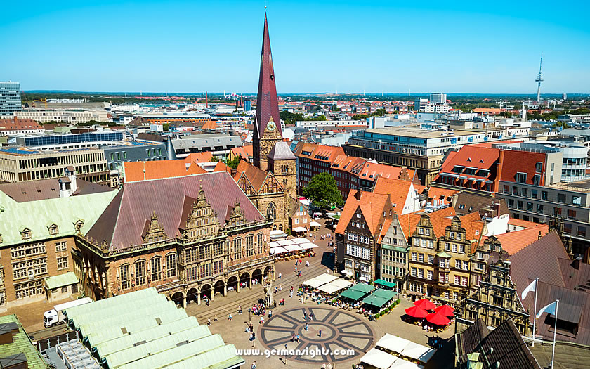 View of Bremen city centre