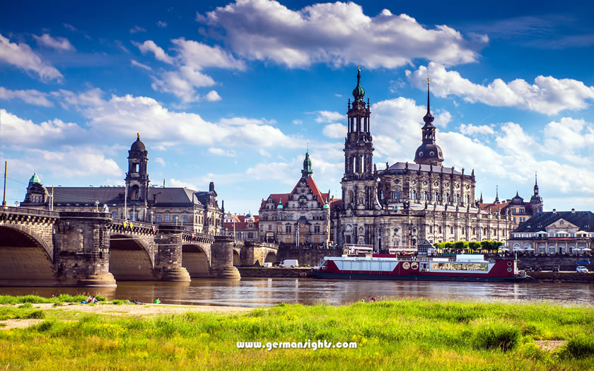 A view of the Old Town of Dresden