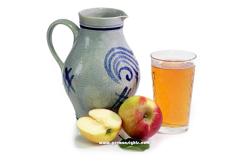 Sample apple wine in the Sachsenhausen district of Frankfurt
