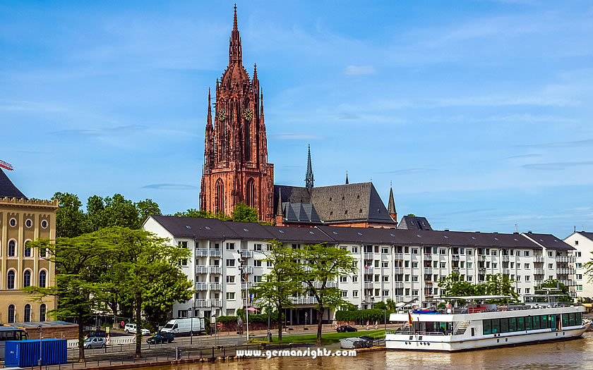 The cathedral in Frankfurt