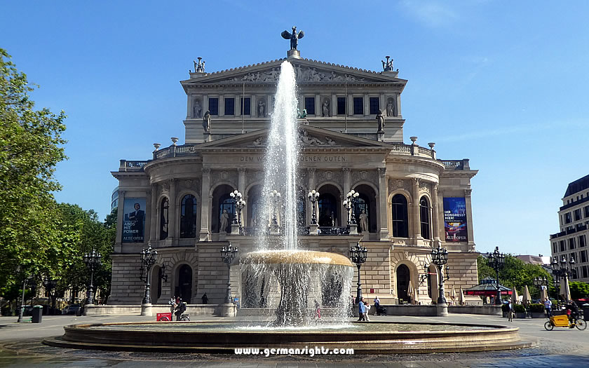 The Old Opera House in Frankfurt