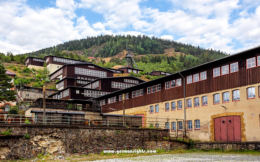 Part of the UNESCO World Heritage site at Rammelsberg mine near Goslar