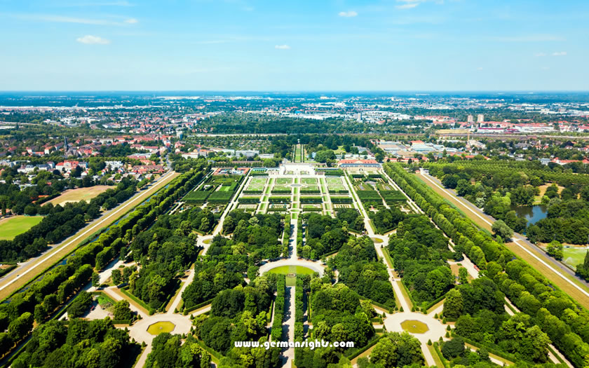View over Hanover city centre