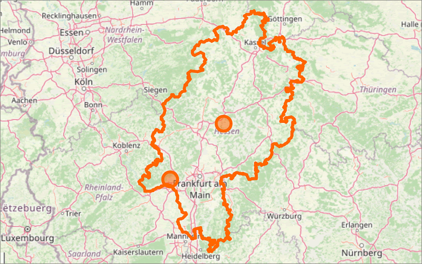 Map of Bavaria