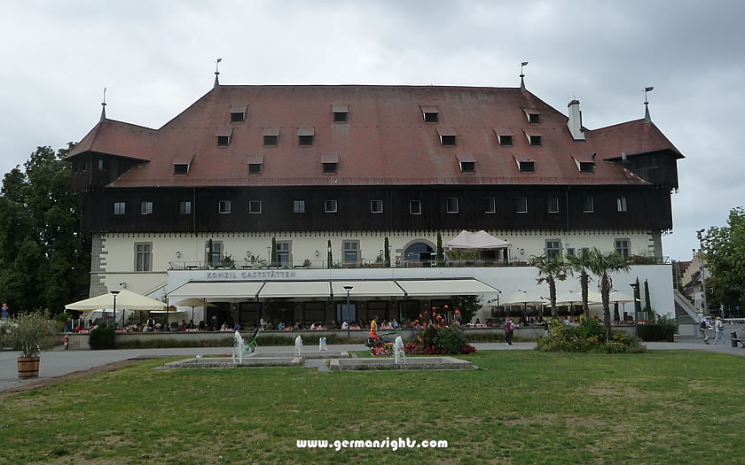 The medieval council hall building at Konstanz in Germany