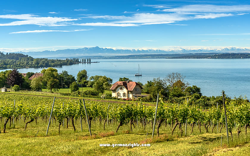 View over Lake Constance Germany 