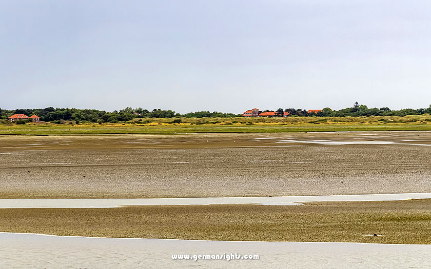 Mud flats near Spiekeroog island