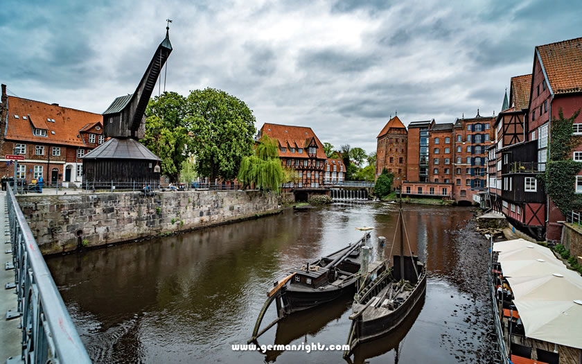 The old crane in Lüneburg