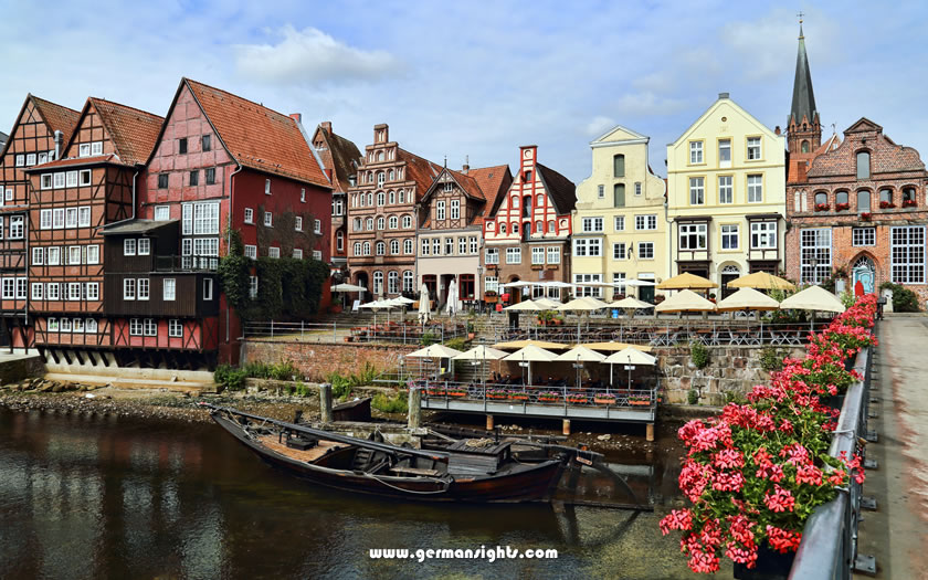 The old harbour at Lüneburg