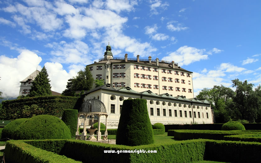 Ambras castle in Innsbruck
