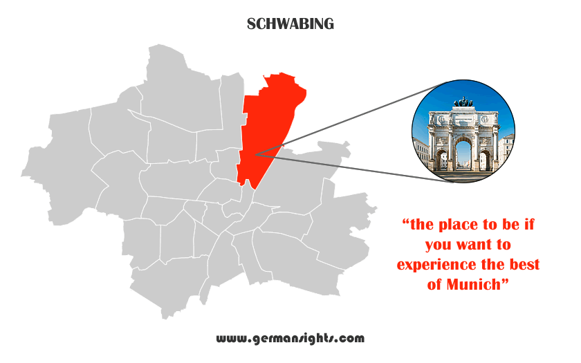 The Schwabing district of Munich