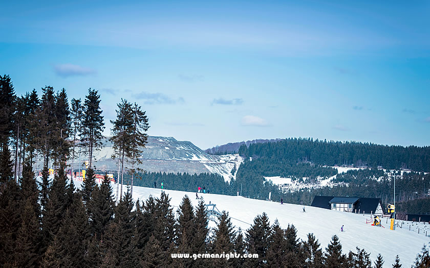 Skiing at Winterberg in the Sauerland