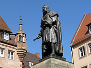 Statue of Albrecht Dürer in Nuremberg