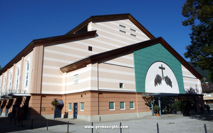 The Passion Play theatre in Oberammergau