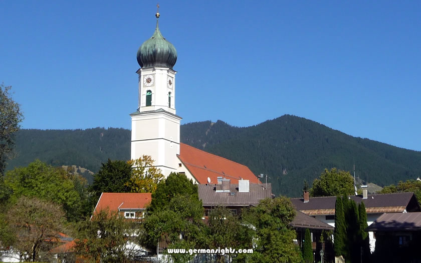 The parish church in Oberammergau