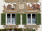 Frescoes in Oberammergau