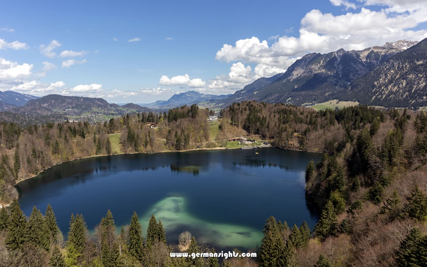 The ski jump above Oberstdorf