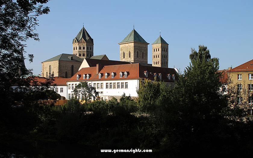 View towards Osnabrück cathedral