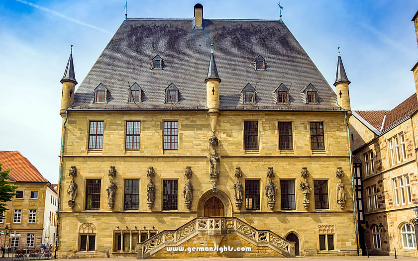 The historic town hall in Osnabrück
