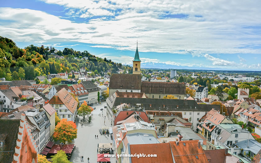 View over Ravensburg