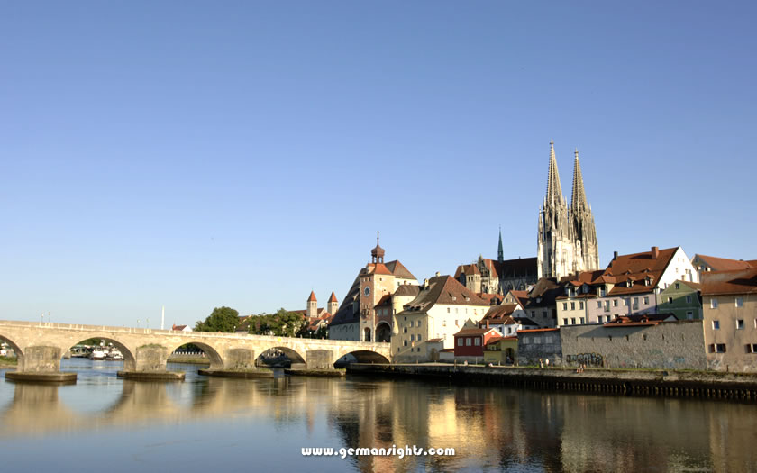 The Stone Bridge in Regensburg