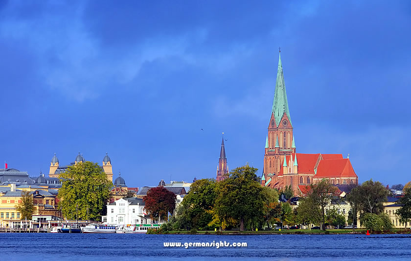 View of Schwerin cathedral