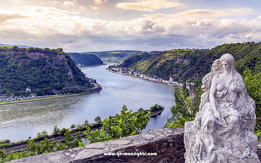 The Rheinfels Castle above St Goar