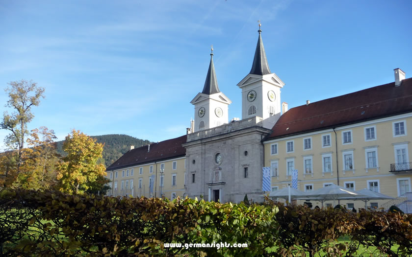 The former abbey in Tegernsee